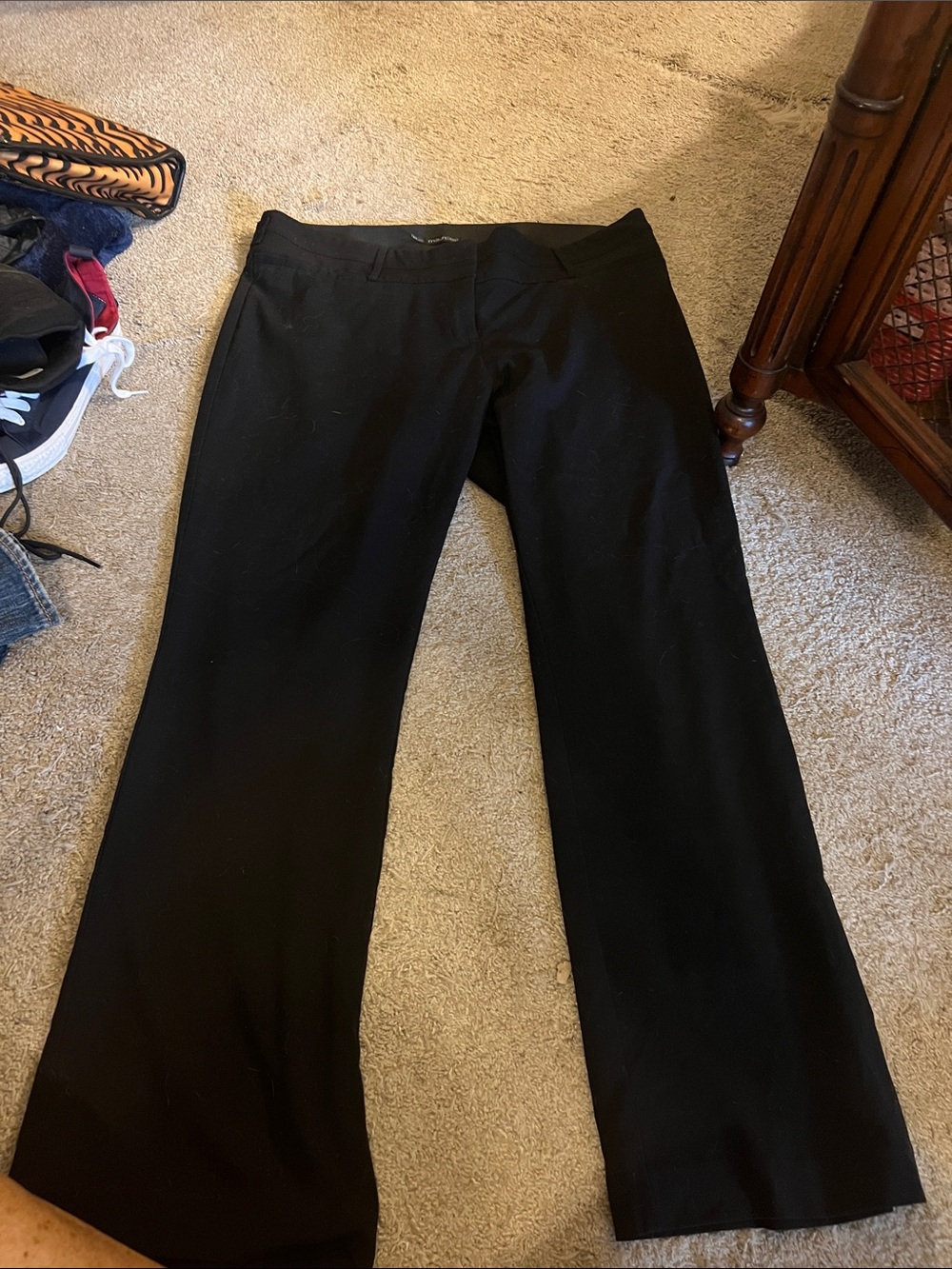 Maurices Black Wide-Leg Dress Pants